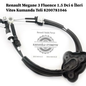 8200781046 Renault Megane 3 Fluence 1.5 Dci 6 İleri Vites Kumanda Teli