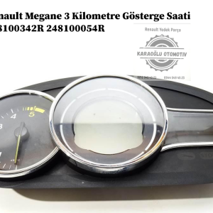 248100342R 248100054R Renault Megane 3 Kilometre Gösterge Saati