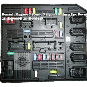 284B69009R 284B69644R Renault Megane 3 Scenic 3 Sigorta Kutusu Upc Beyni