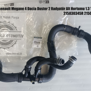 Renault Megane 4 Dacia Duster 2 Radyatör Alt Hortumu 1.3 Tce Mais 215030345R 215035090R
