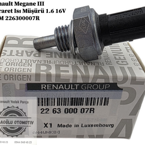 226300007R Renault Megane III Hararet Isı Müşürü 1.6 16V K4M