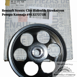 491327275R Renault Scenic Clio Hidrolik Direksiyon Pompa Kasnağı