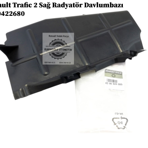 8200422680 Renault Trafic 2 Sağ Radyatör Davlumbazı