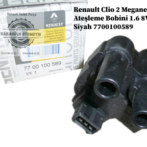Renault Clio 2 Megane 1 Ateşleme Bobini 1.6 8V K7M Siyah 7700100589