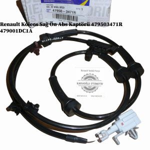 479503471R 479001DC1A Renault Koleos Sağ Ön Abs Kaptörü