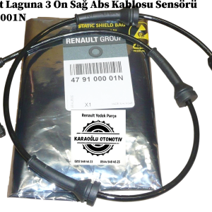 479100001N Renault Laguna 3 Ön Sağ Abs Kablosu Sensörü