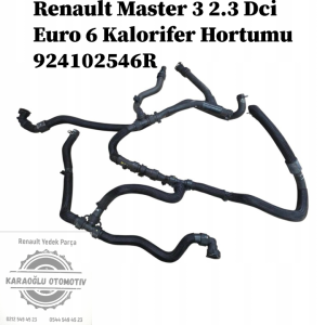 924102546R Renault Master 3 2.3 Dci Euro 6 Kalorifer Hortumu
