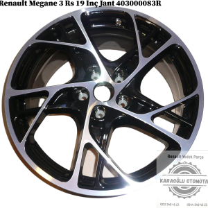 403000083R Renault Megane 3 Rs 19 İnç Jant