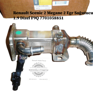 7701058851 Renault Scenic 2 Megane 2 Egr Soğutucu 1.9 Dizel F9Q