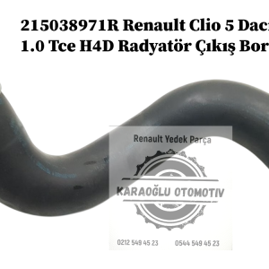 215038971R Renault Clio 5 Dacia Sandero 1.0 Tce H4D Radyatör Çıkış Borusu