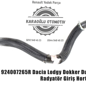 924007265R Dacia Lodgy Dokker Duster 1.3 Tce Kalorifer Radyatör Giriş Hortumu