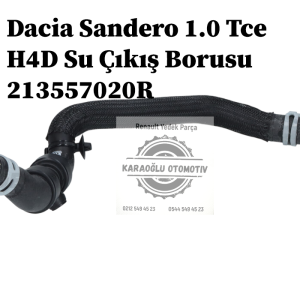 213557020R Dacia Sandero 1.0 Tce H4D Su Çıkış Borusu