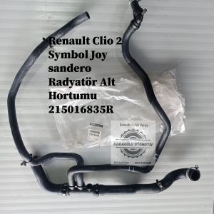 215016835R Renault Clio 2 Symbol Joy Dacia Sandero 2 Radyatör Alt Hortumu 1.2 16V D4F