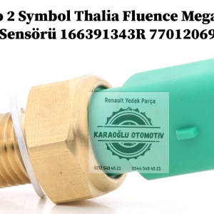 166391343R 7701206904 Renault Clio 2 Symbol Thalia Fluence Megane 2 Mazot Isı Sıcaklık Sensörü