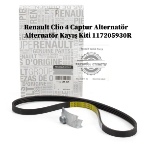 117205930R Renault Clio 4 Captur Alternatör Alternatör Kayış Kiti