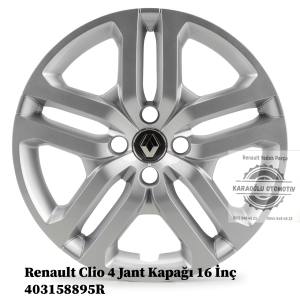403158895R Renault Clio 4 Jant Kapağı 16 İnç