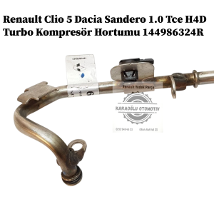 144986324R Renault Clio 5 Dacia Sandero 1.0 Tce H4D Turbo Kompresör Hortumu