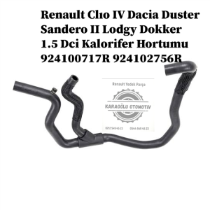 924100717R 924102756R Renault Clıo IV Dacia Duster Sandero II Lodgy Dokker 1.5 Dci Kalorifer Hortumu