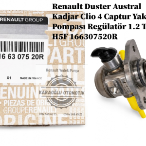 166307520R Renault Duster Austral Kadjar Clio 4 Captur Yakıt Pompası Regülatör 1.2 Tce H5F