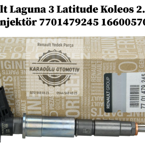 7701479245 166005708R Renault Laguna 3 Latitude Koleos 2.0 Dci M9R Enjektör
