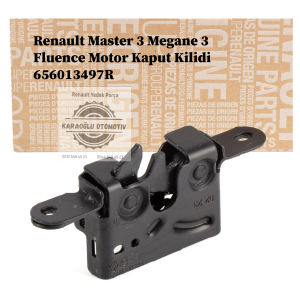 656013497R Renault Master 3 Megane 3 Fluence Motor Kaput Kilidi