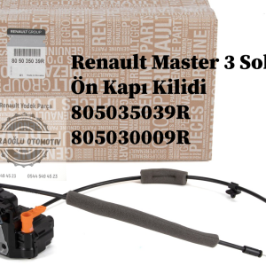 805035039R 805030009R Renault Master 3 Sol Ön Kapı Kilidi
