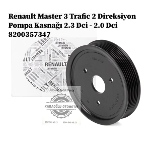 8200357347 Renault Master 3 Trafic 2 Direksiyon Pompa Kasnağı 2.3 Dci - 2.0 Dci