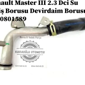 8200801589 Renault Master III 2.3 Dci Su Giriş Borusu Devirdaim Borusu