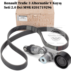 8201719296 Renault Trafic 3 Alternatör V Kayış Seti 2.0 Dci M9R