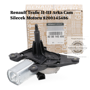 8200145486 Renault Trafic II-III Arka Cam Silecek Motoru