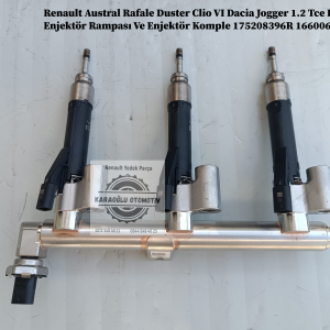 175208396R 166006221R Renault Austral Rafale Duster Clio VI Dacia Jogger 1.2 Tce H5F Enjektör Rampası Ve Enjektör Komple