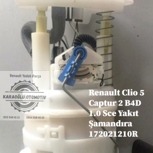 172021210R Renault Clio 5 Captur 2 B4D 1.0 Sce Yakıt Şamandıra
