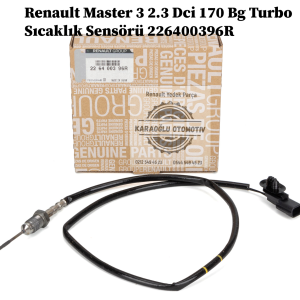 226400396R Renault Master 3 2.3 Dci 170 Bg Turbo Sıcaklık Sensörü