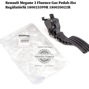 180023599R 180020022R Renault Megane 3 Fluence Gaz Pedalı Hız Regülatörlü