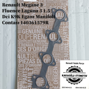 140361579R Renault Megane 3 Fluence Laguna 3 1.5 Dci K9K Egzoz Manifolt Contası