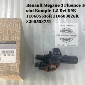 110605536R 110603026R 8200558751 Renault Megane 3 Fluence Termostat Komple 1.5 Dci K9K
