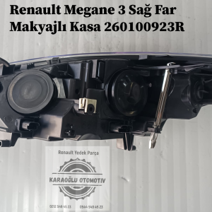 260100923R Renault Megane 3 Sağ Far Makyajlı Kasa
