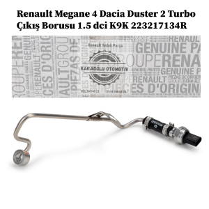 Renault Megane 4 Dacia Duster 2 Turbo Çıkış Borusu 1.5 dci K9K 223217134R