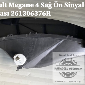 261306376R Renault Megane 4 Sağ Ön Sinyal Lambası