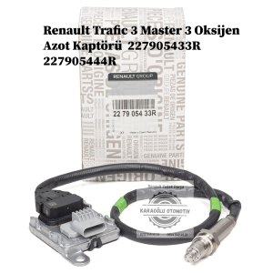 227905433R 227905444R Renault Trafic 3 Master 3 Oksijen Azot Kaptörü